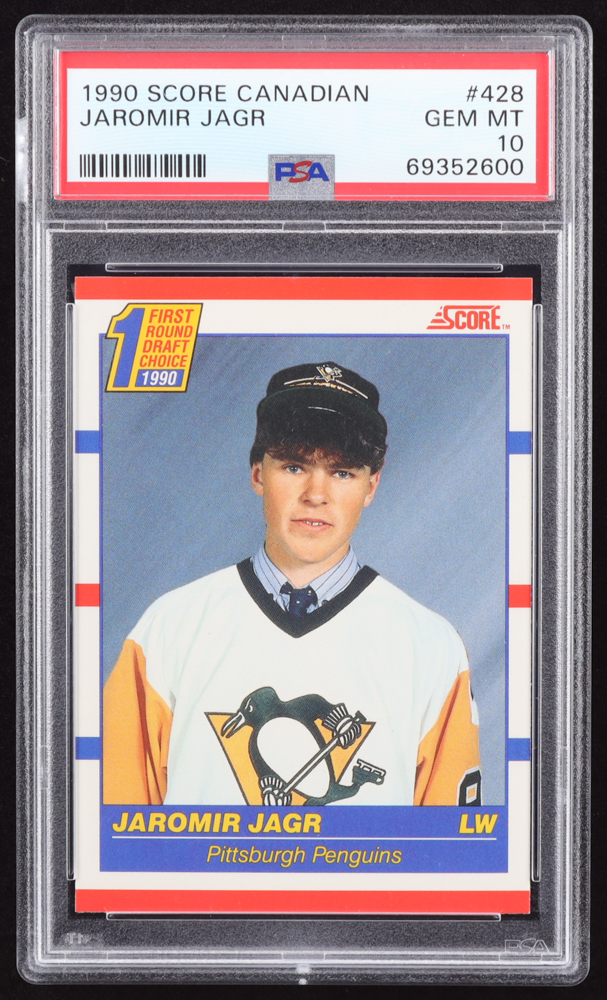 Jaromir Jagr 1990-91 Score Canadian #428 RC (PSA 10) at PristineAuction.com Jaromir Jagr 1990-91 Score Canadian #428 RC (PSA 10) at PristineAuction.com
