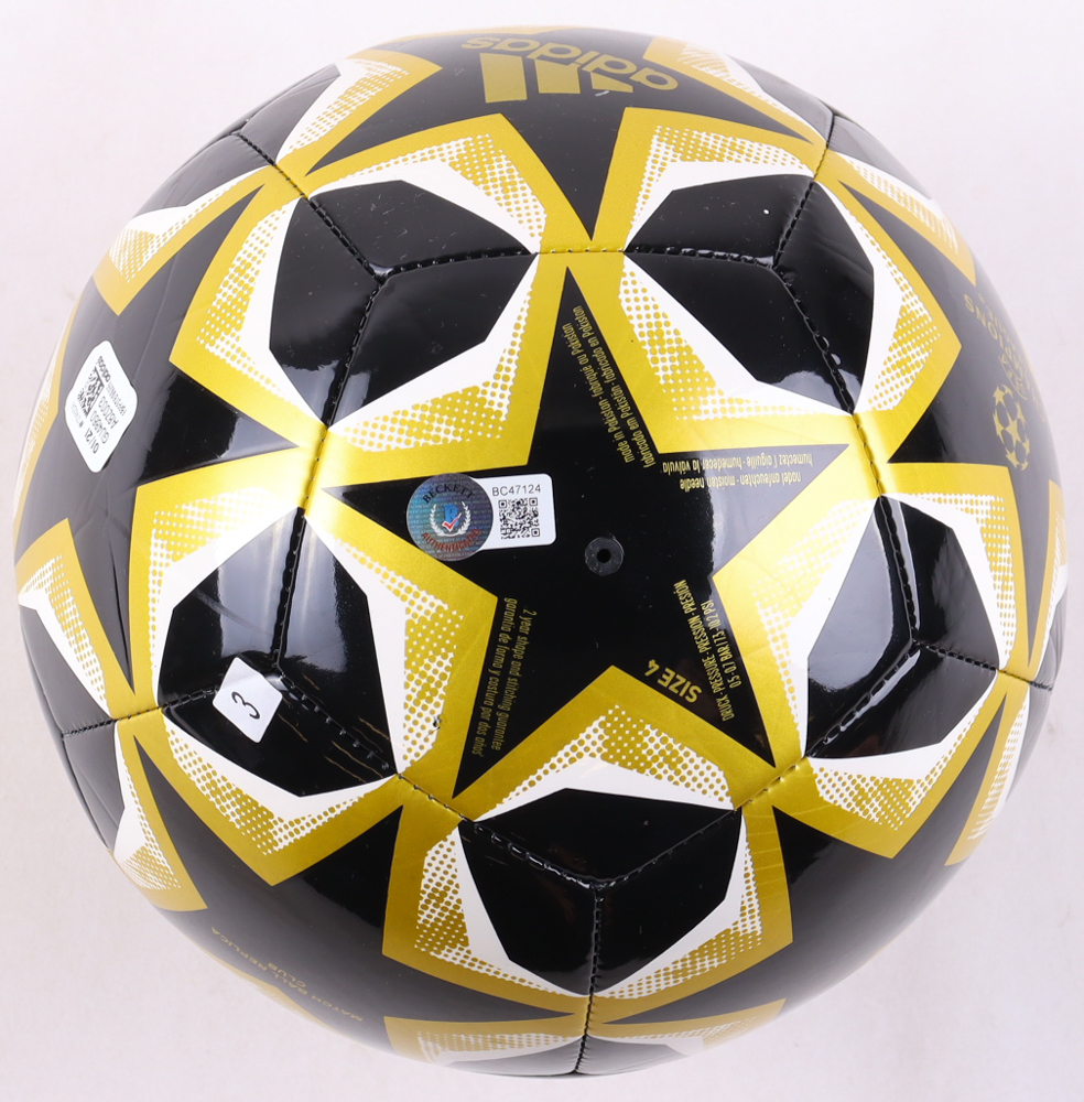 Trent Alexander-Arnold Signed UEFA Champions League Adidas Soccer Ball (Beckett) at PristineAuction.com Trent Alexander-Arnold Signed UEFA Champions League Adidas Soccer Ball (Beckett) at PristineAuction.com