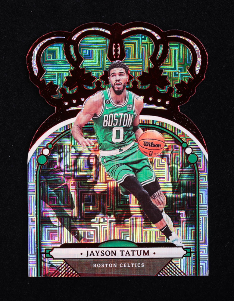 Jayson Tatum 2022-23 Crown Royale Asia Red #87