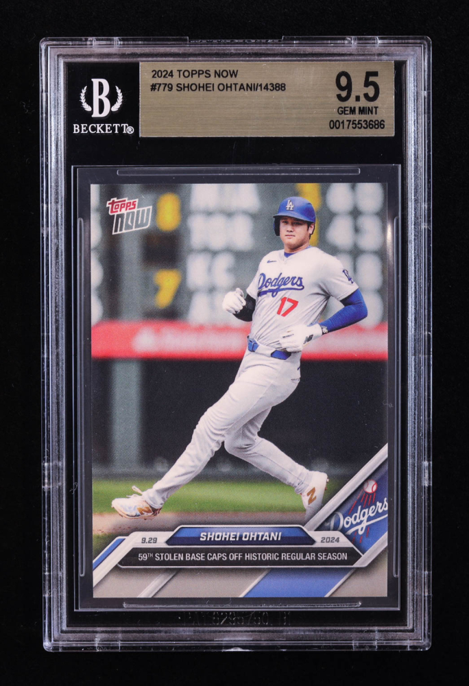 Shohei Ohtani 2024 Topps Now 779 (BGS 9.5) Pristine Auction