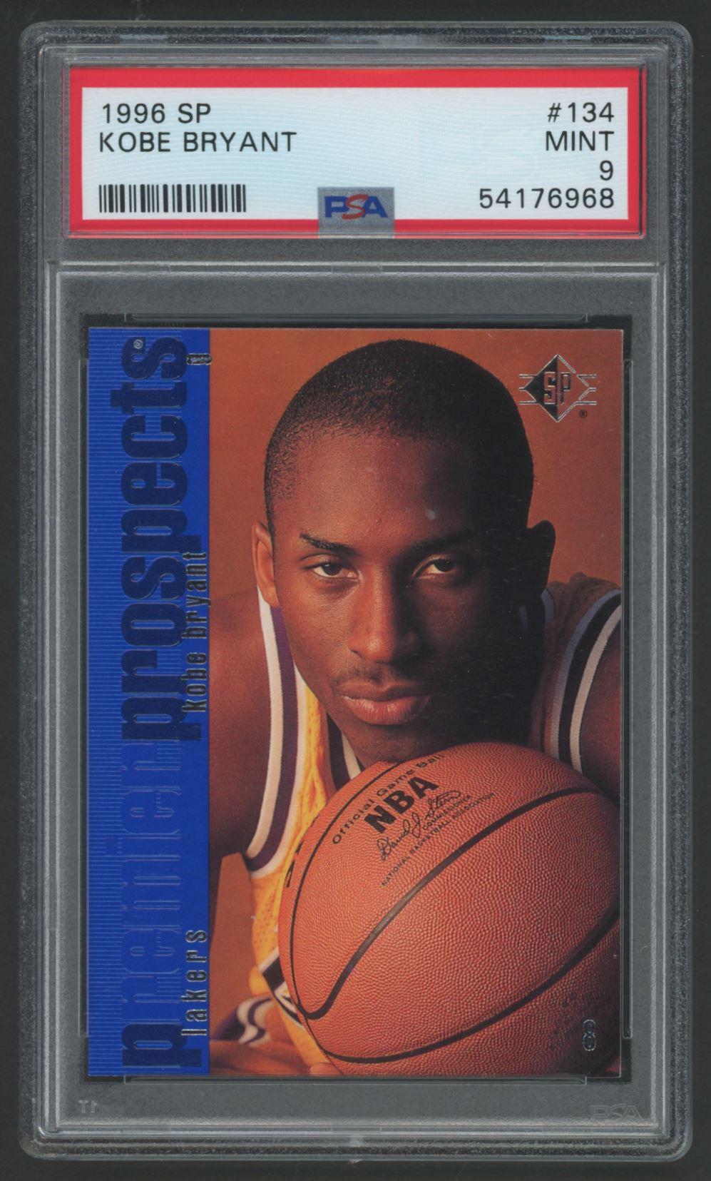 Kobe Bryant 1996-97 SP #134 RC (PSA 9) at PristineAuction.com Kobe Bryant 1996-97 SP #134 RC (PSA 9) at PristineAuction.com