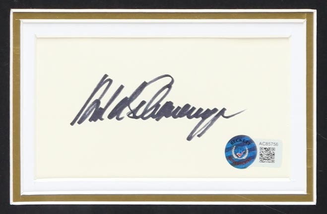 Arnold Schwarzenegger Signed Custom Framed Cut Display (Beckett) at PristineAuction.com Arnold Schwarzenegger Signed Custom Framed Cut Display (Beckett) at PristineAuction.com