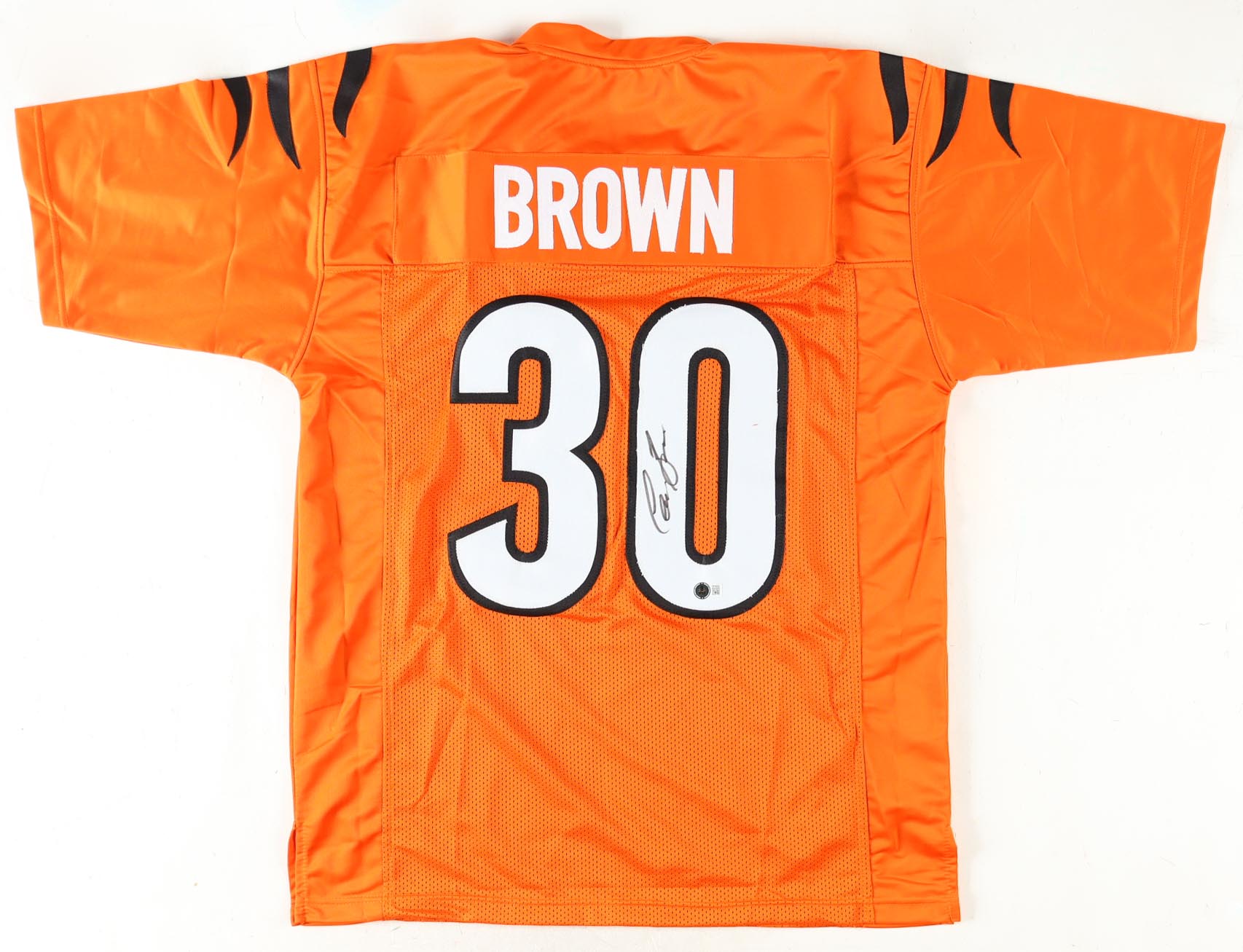 Chase Brown Signed Jersey (Beckett) at PristineAuction.com Chase Brown Signed Jersey (Beckett) at PristineAuction.com