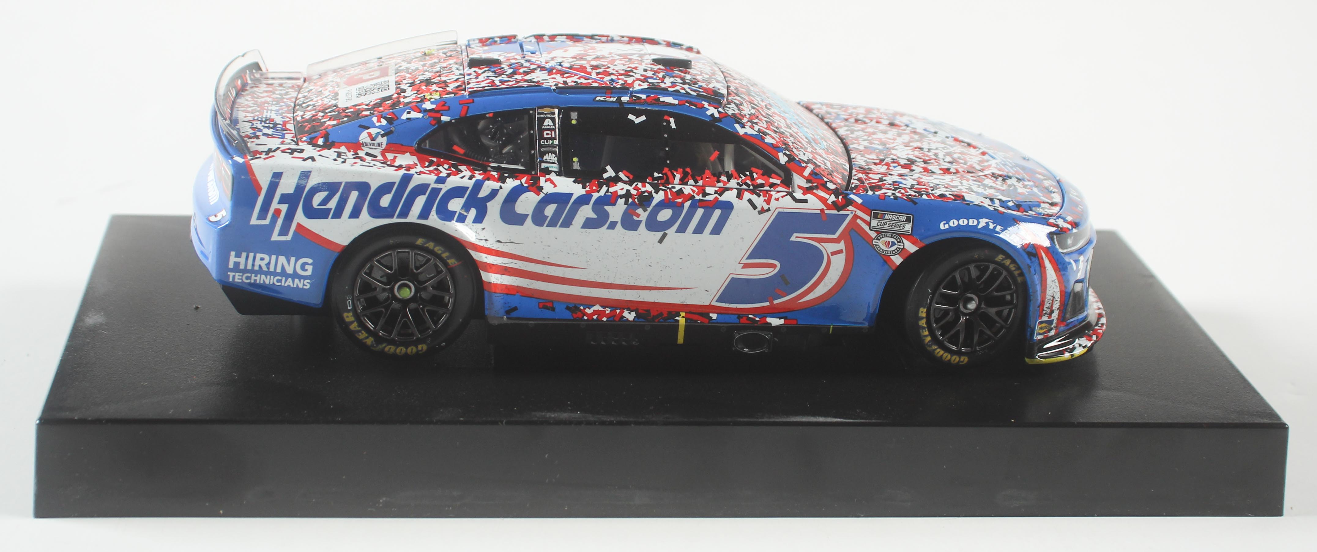 Kyle Larson Signed #5 Hendrickcars.com Richmond Win | 2023 Camaro ZL1 | 1:24 Diecast Car (PA) at PristineAuction.com Kyle Larson Signed #5 Hendrickcars.com Richmond Win | 2023 Camaro ZL1 | 1:24 Diecast Car (PA) at PristineAuction.com