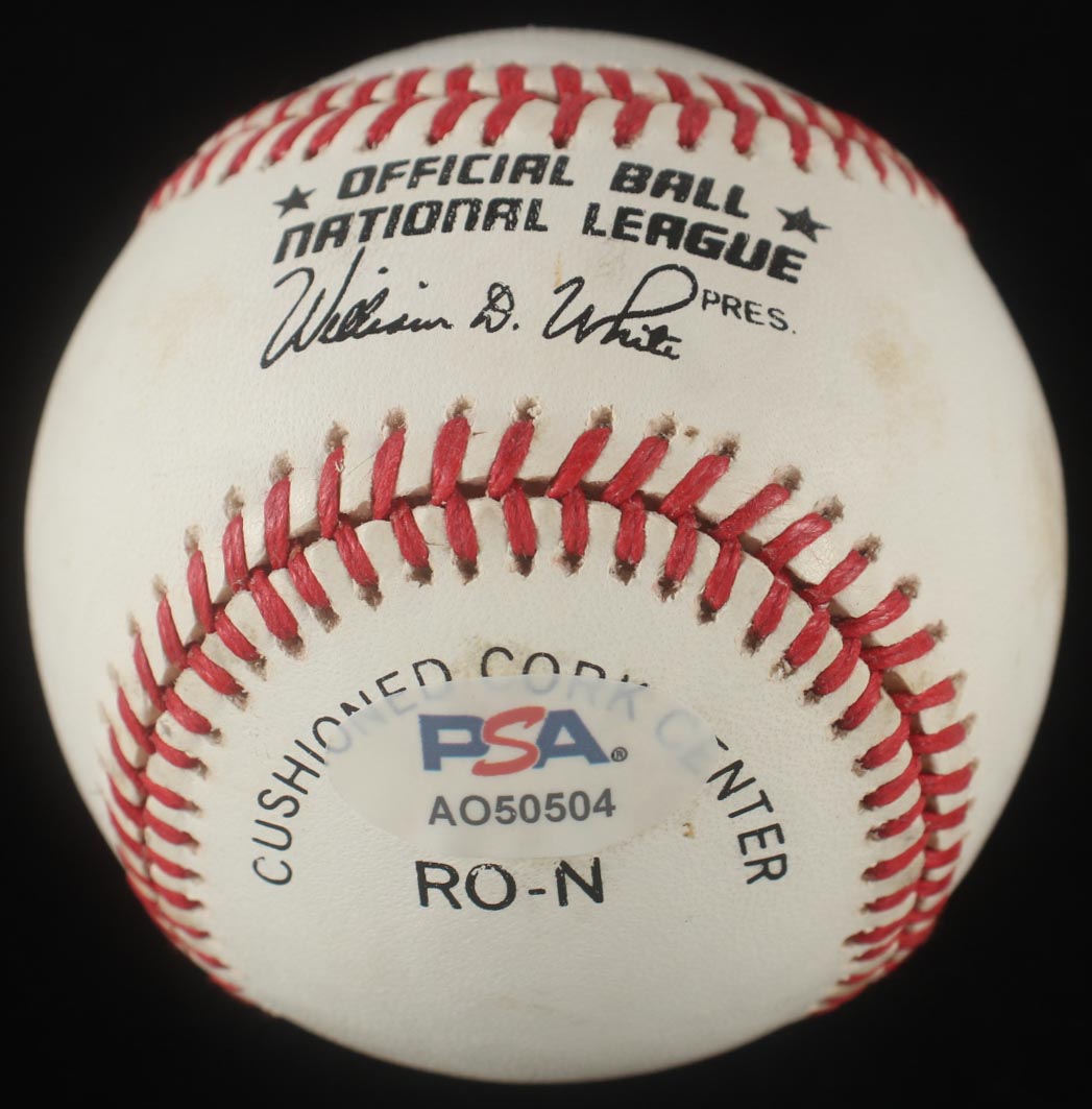 Stan "The Man" Musial Signed ONL Baseball (PSA) at PristineAuction.com Stan "The Man" Musial Signed ONL Baseball (PSA) at PristineAuction.com