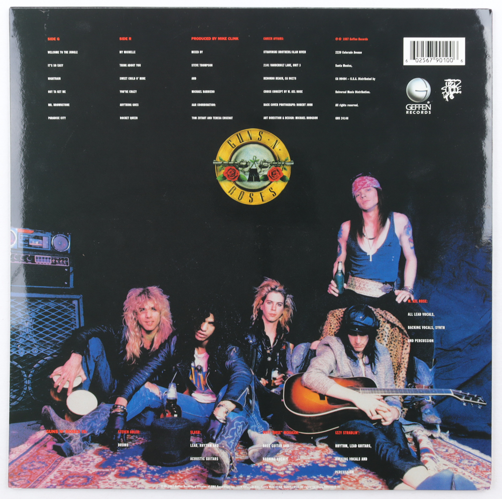 Steven Adler Signed Guns & Roses "Appetite For Destruction" Vinyl Record Album (PSA) at PristineAuction.com Steven Adler Signed Guns & Roses "Appetite For Destruction" Vinyl Record Album (PSA) at PristineAuction.com