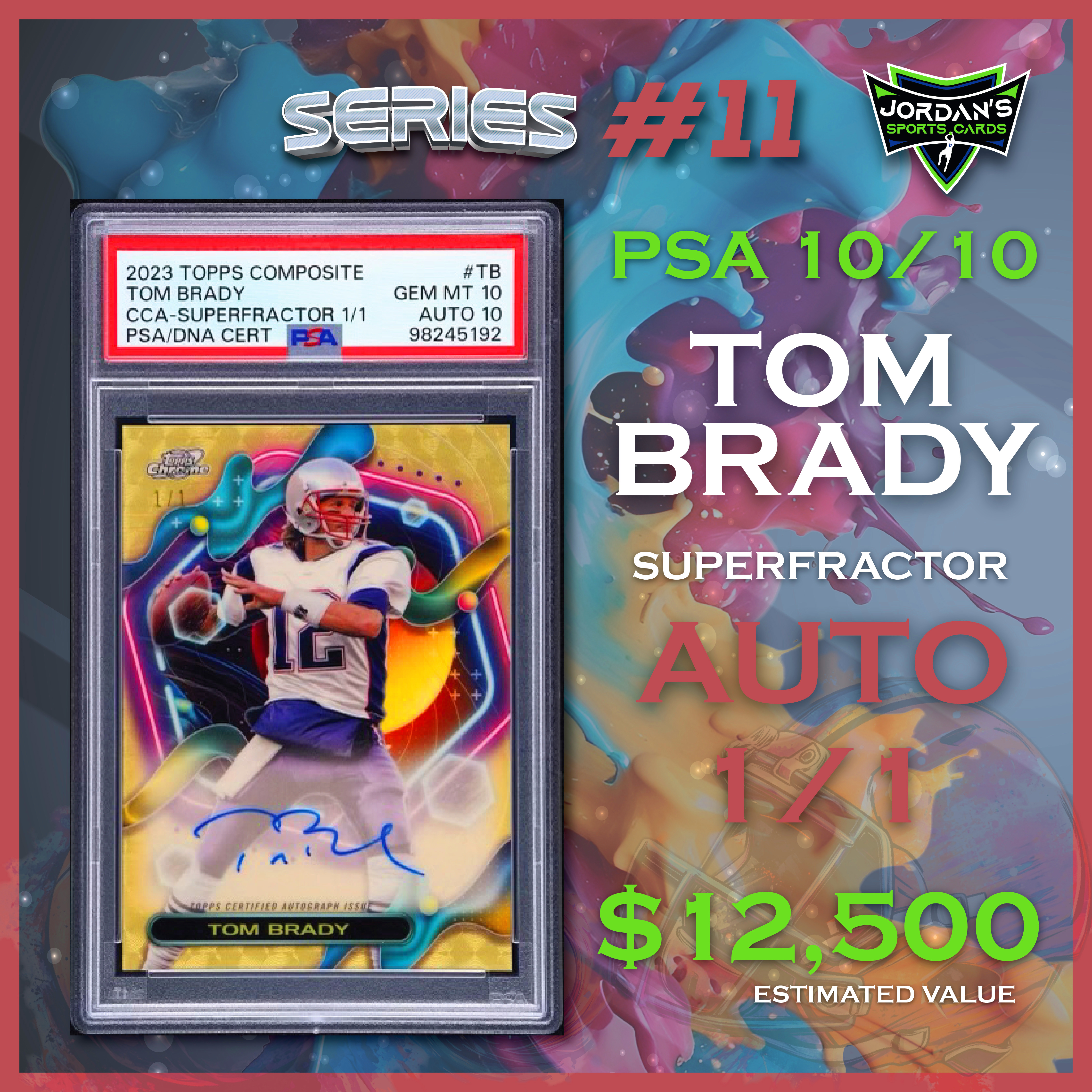 Platinum Quest Series 11 Sports Card Pack Mystery Box Presented by Jordan's Sports Cards - (1) Graded PSA, BGS, or SGC Card Per Pack at PristineAuction.com Platinum Quest Series 11 Sports Card Pack Mystery Box Presented by Jordan's Sports Cards - (1) Graded PSA, BGS, or SGC Card Per Pack at PristineAuction.com