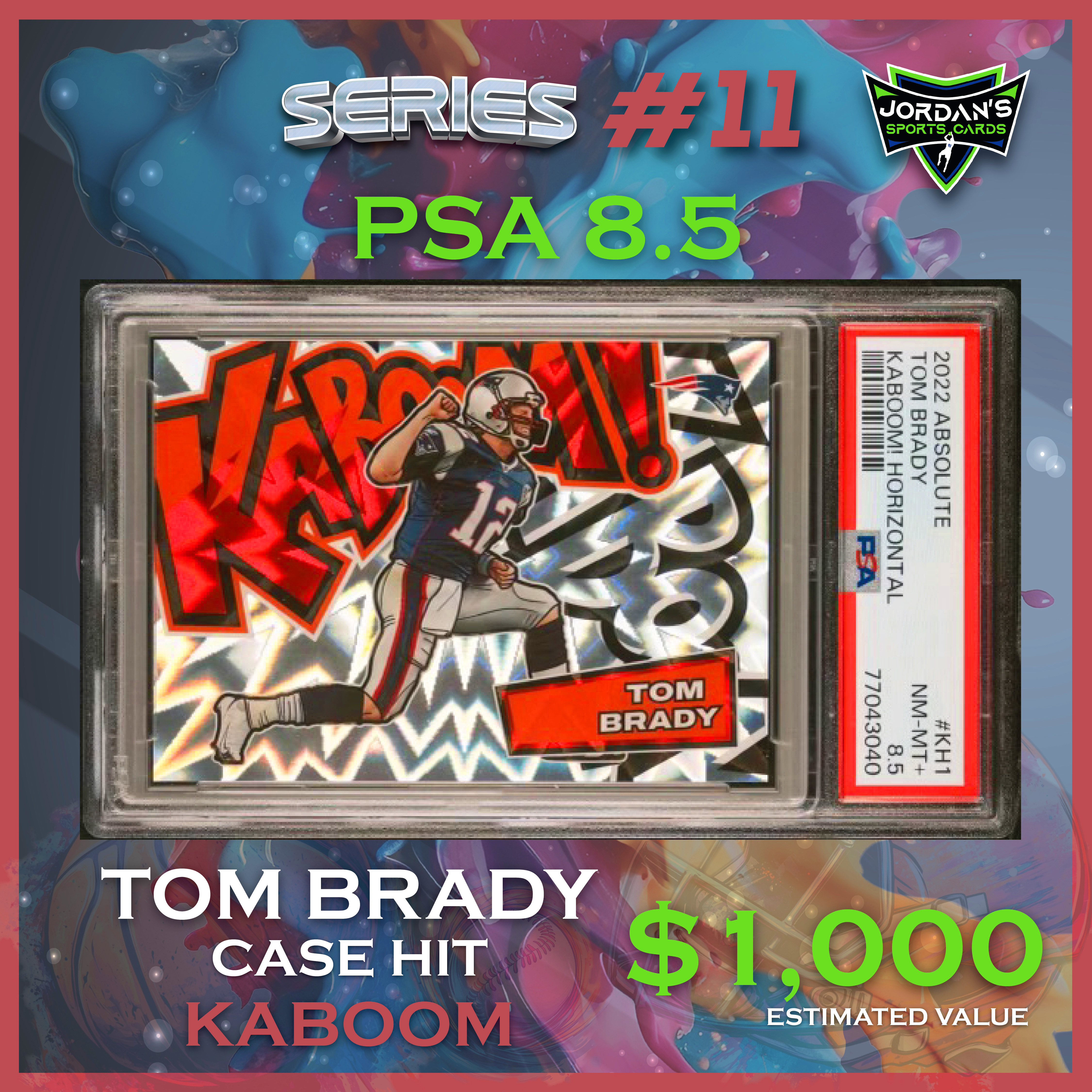 Platinum Quest Series 11 Sports Card Pack Mystery Box Presented by Jordan's Sports Cards - (1) Graded PSA, BGS, or SGC Card Per Pack at PristineAuction.com Platinum Quest Series 11 Sports Card Pack Mystery Box Presented by Jordan's Sports Cards - (1) Graded PSA, BGS, or SGC Card Per Pack at PristineAuction.com