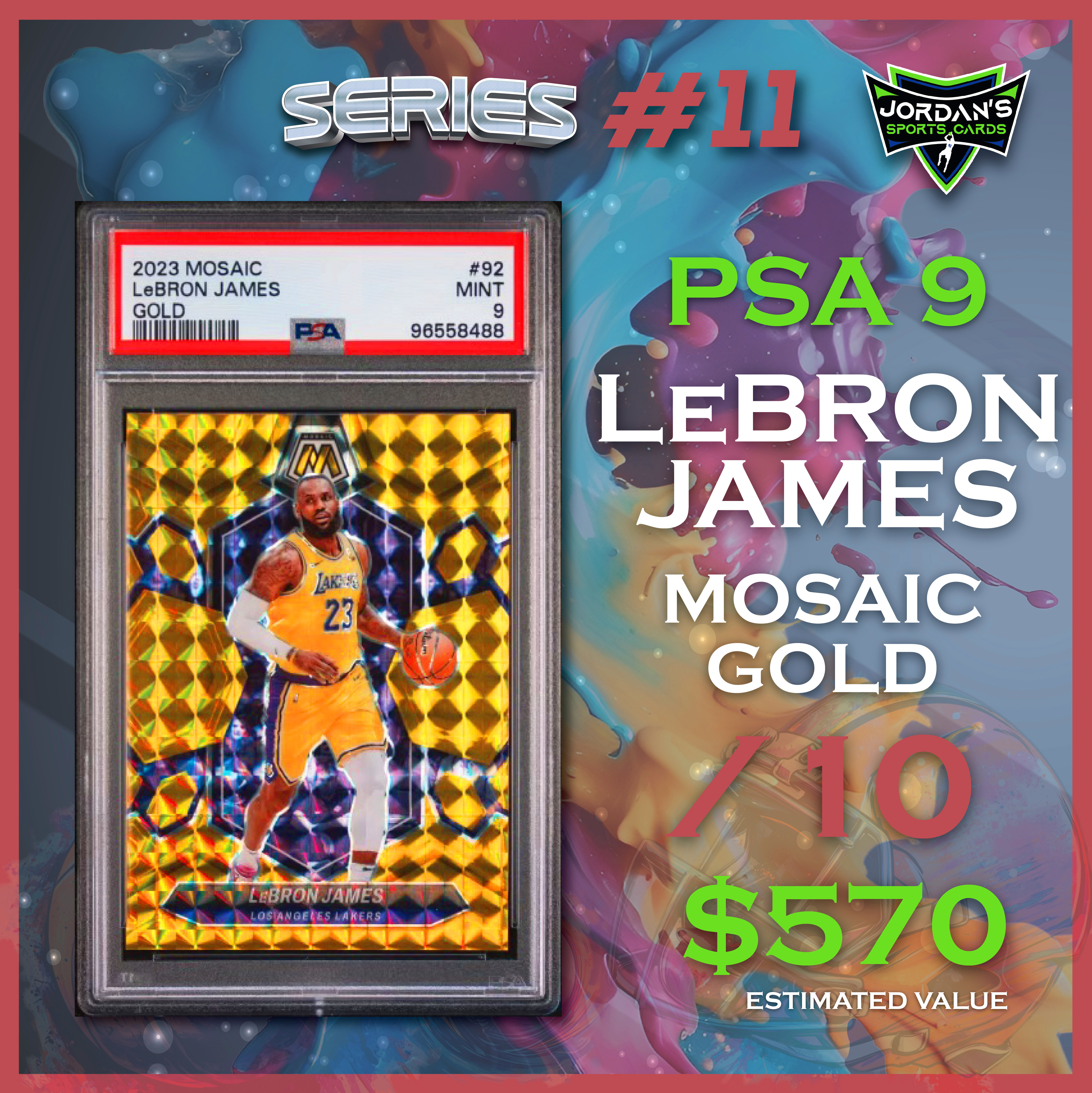 Platinum Quest Series 11 Sports Card Pack Mystery Box Presented by Jordan's Sports Cards - (1) Graded PSA, BGS, or SGC Card Per Pack at PristineAuction.com Platinum Quest Series 11 Sports Card Pack Mystery Box Presented by Jordan's Sports Cards - (1) Graded PSA, BGS, or SGC Card Per Pack at PristineAuction.com
