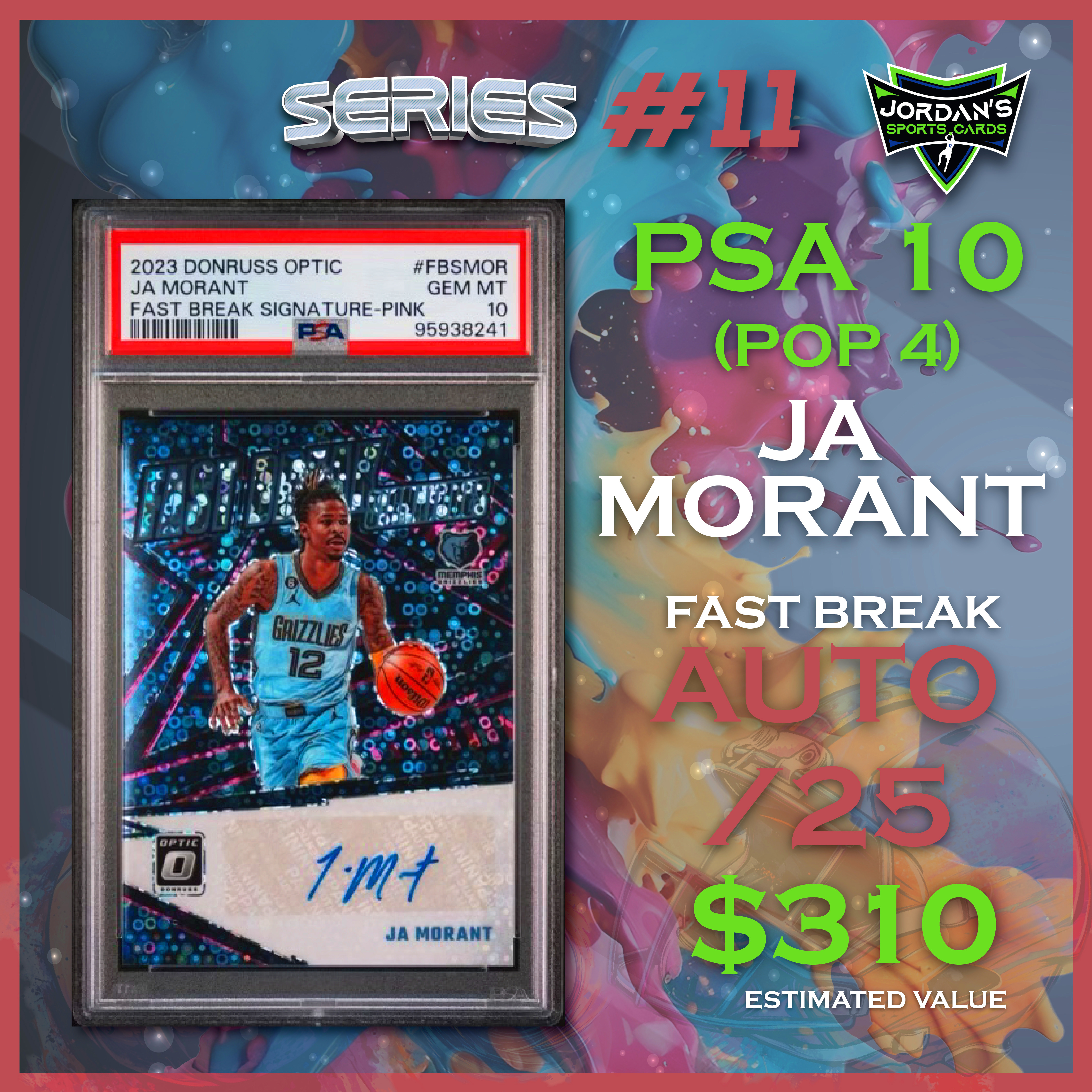 Platinum Quest Series 11 Sports Card Pack Mystery Box Presented by Jordan's Sports Cards - (1) Graded PSA, BGS, or SGC Card Per Pack at PristineAuction.com Platinum Quest Series 11 Sports Card Pack Mystery Box Presented by Jordan's Sports Cards - (1) Graded PSA, BGS, or SGC Card Per Pack at PristineAuction.com