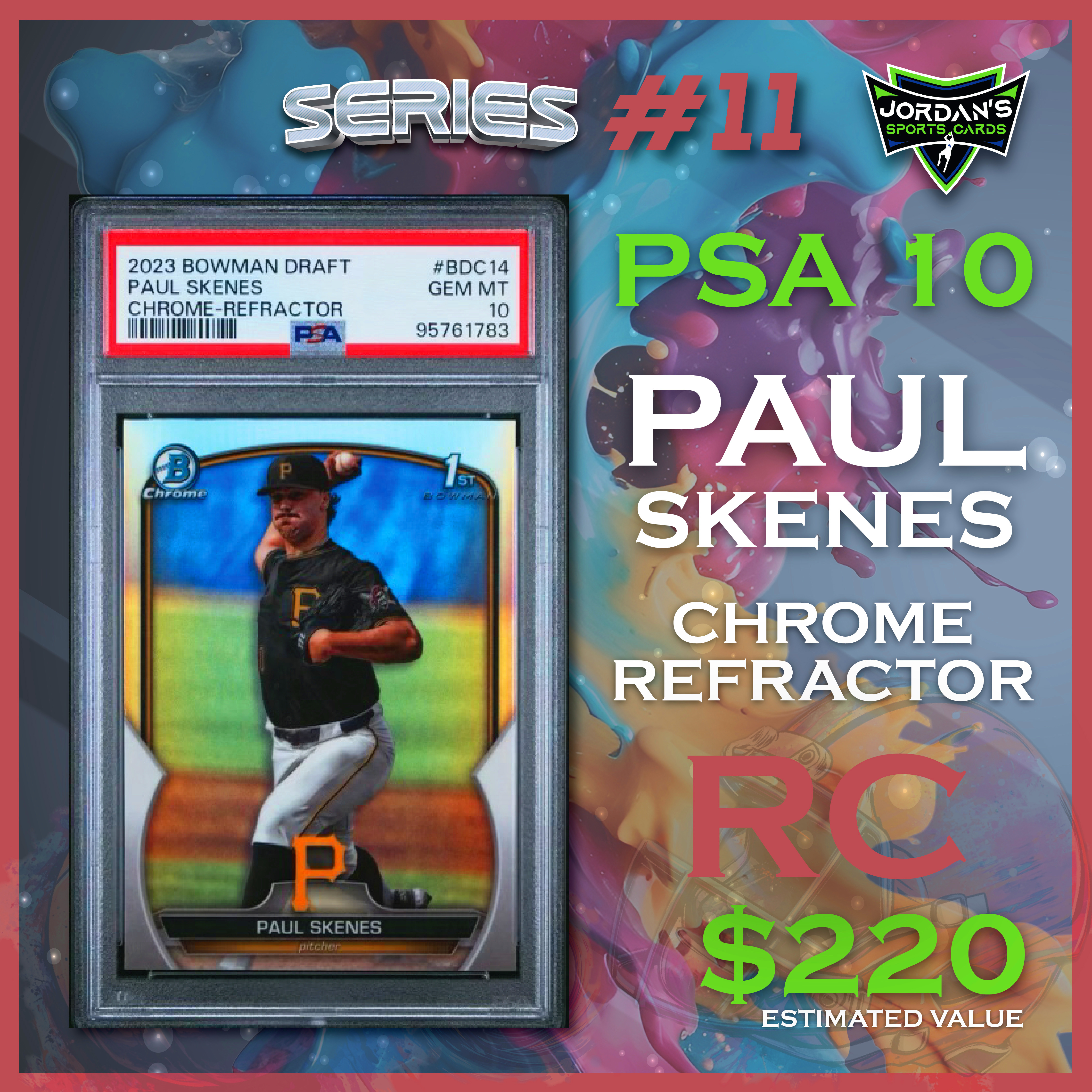 Platinum Quest Series 11 Sports Card Pack Mystery Box Presented by Jordan's Sports Cards - (1) Graded PSA, BGS, or SGC Card Per Pack at PristineAuction.com Platinum Quest Series 11 Sports Card Pack Mystery Box Presented by Jordan's Sports Cards - (1) Graded PSA, BGS, or SGC Card Per Pack at PristineAuction.com