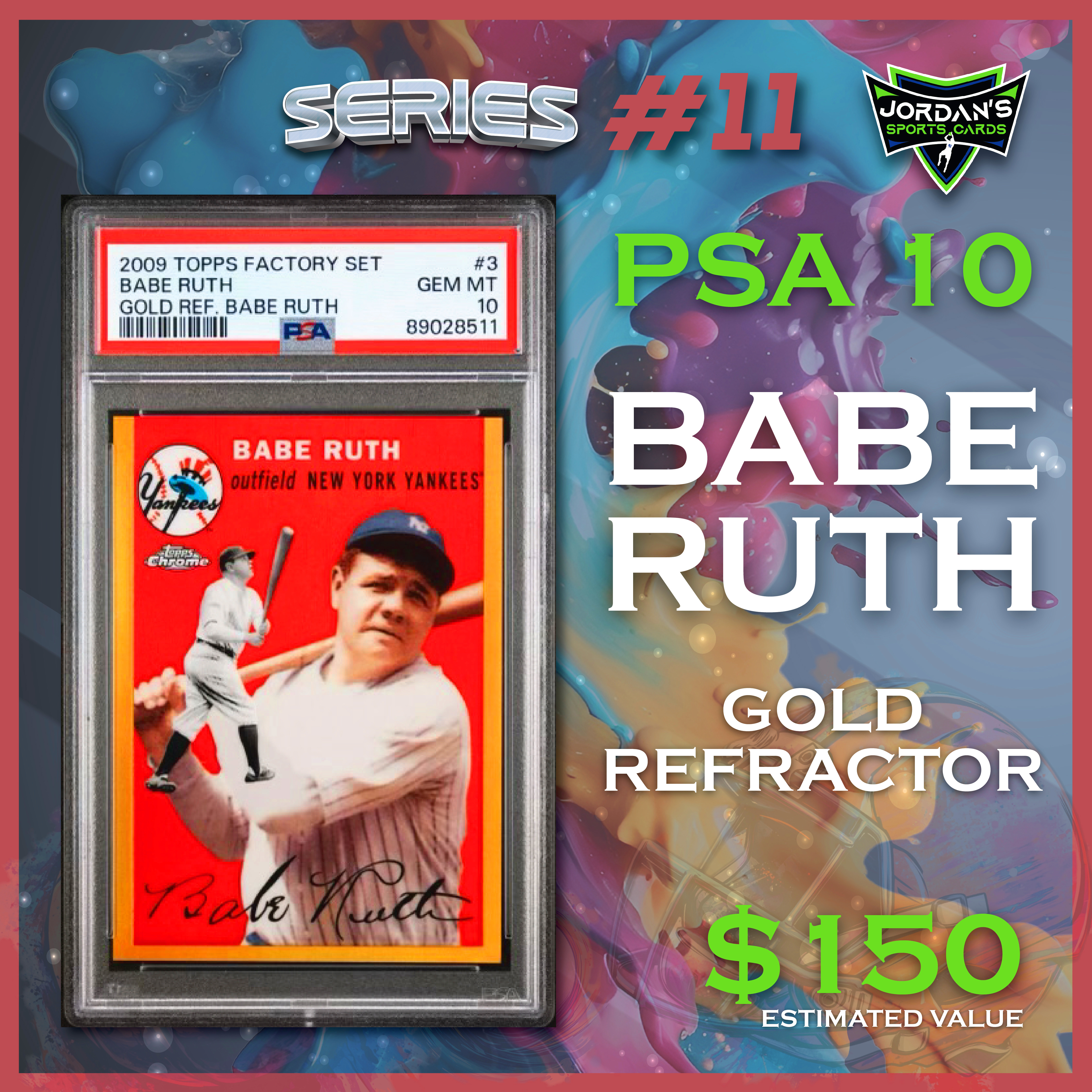 Platinum Quest Series 11 Sports Card Pack Mystery Box Presented by Jordan's Sports Cards - (1) Graded PSA, BGS, or SGC Card Per Pack at PristineAuction.com Platinum Quest Series 11 Sports Card Pack Mystery Box Presented by Jordan's Sports Cards - (1) Graded PSA, BGS, or SGC Card Per Pack at PristineAuction.com