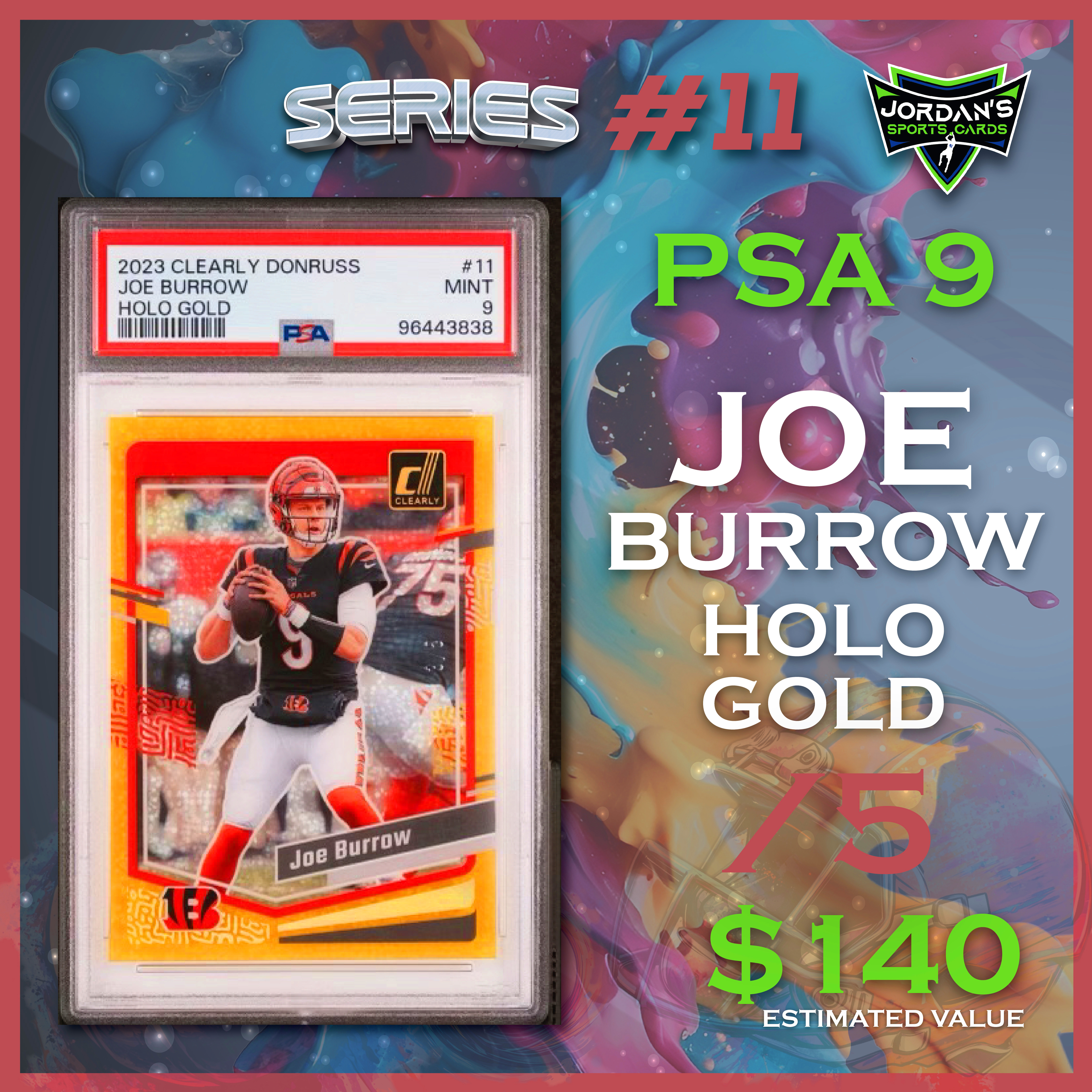 Platinum Quest Series 11 Sports Card Pack Mystery Box Presented by Jordan's Sports Cards - (1) Graded PSA, BGS, or SGC Card Per Pack at PristineAuction.com Platinum Quest Series 11 Sports Card Pack Mystery Box Presented by Jordan's Sports Cards - (1) Graded PSA, BGS, or SGC Card Per Pack at PristineAuction.com