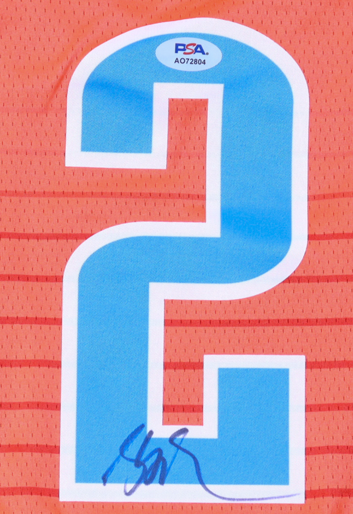 Shai Gilgeous-Alexander Signed Thunder Jersey (PSA) at PristineAuction.com Shai Gilgeous-Alexander Signed Thunder Jersey (PSA) at PristineAuction.com