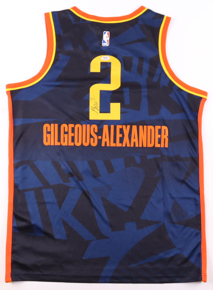 Shai Gilgeous-Alexander Signed Thunder Jersey (PSA) at PristineAuction.com Shai Gilgeous-Alexander Signed Thunder Jersey (PSA) at PristineAuction.com