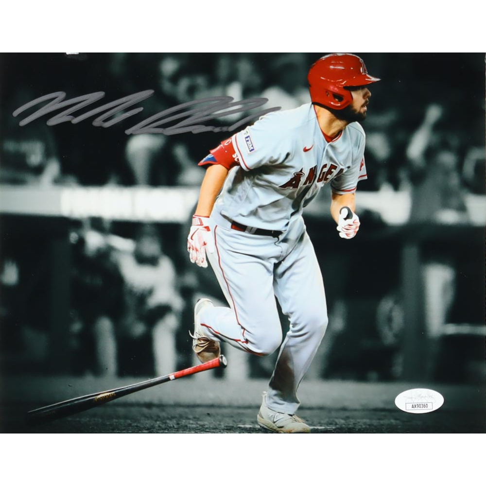 Nolan Schanuel Signed Angels 8x10 Photo (JSA) at PristineAuction.com