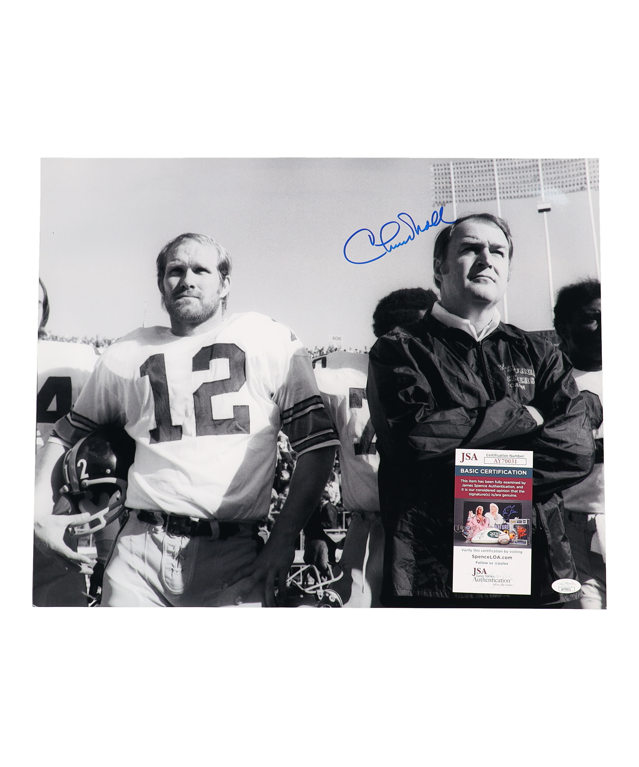 Chuck Noll Signed Steelers 16x20 Photo (JSA) at PristineAuction.com Chuck Noll Signed Steelers 16x20 Photo (JSA) at PristineAuction.com
