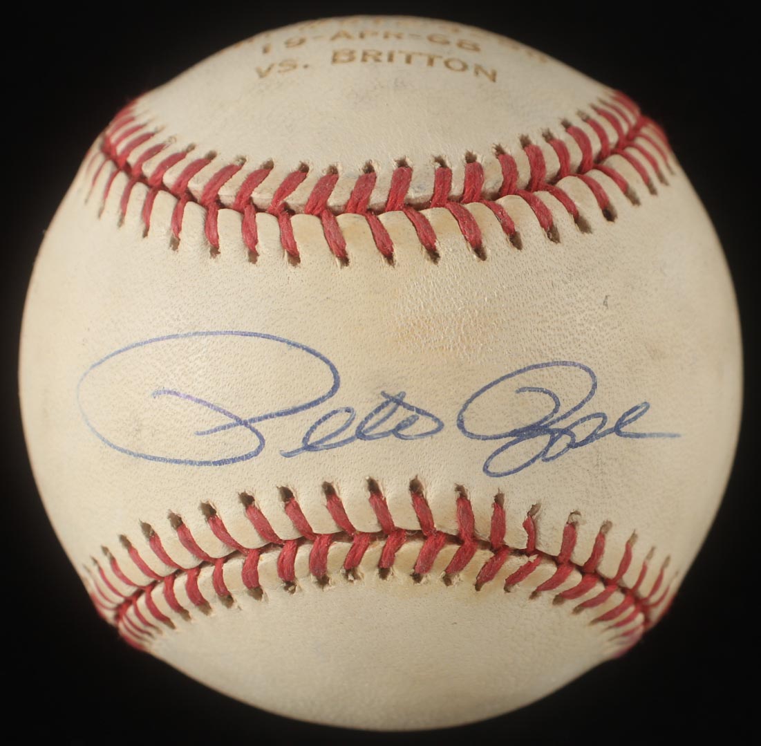 Pete Rose Signed ONL Baseball With Display Case (PSA) at PristineAuction.com Pete Rose Signed ONL Baseball With Display Case (PSA) at PristineAuction.com