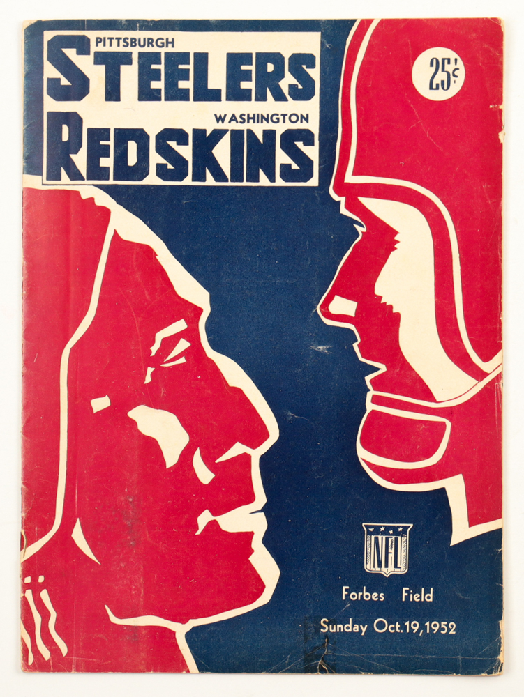 1952 Steelers vs. Redskins Forbes Field Official Game Program ...