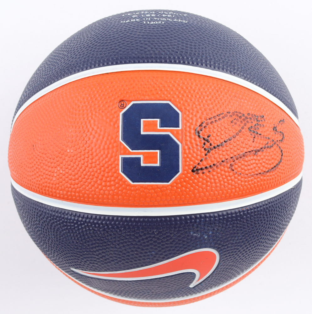 Donovan McNabb Signed Nike Syracuse Orange Mini Basketball (JSA) at PristineAuction.com Donovan McNabb Signed Nike Syracuse Orange Mini Basketball (JSA) at PristineAuction.com