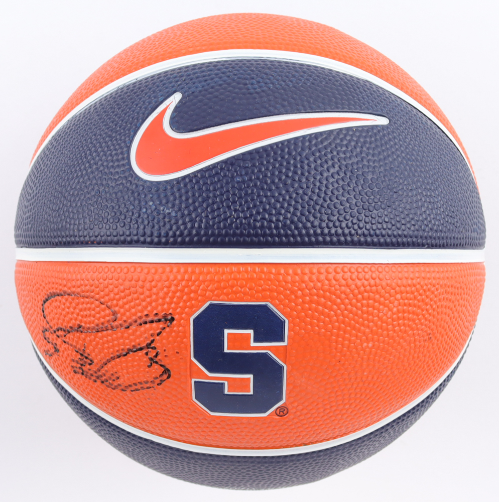 Donovan McNabb Signed Nike Syracuse Orange Mini Basketball (JSA) at PristineAuction.com Donovan McNabb Signed Nike Syracuse Orange Mini Basketball (JSA) at PristineAuction.com
