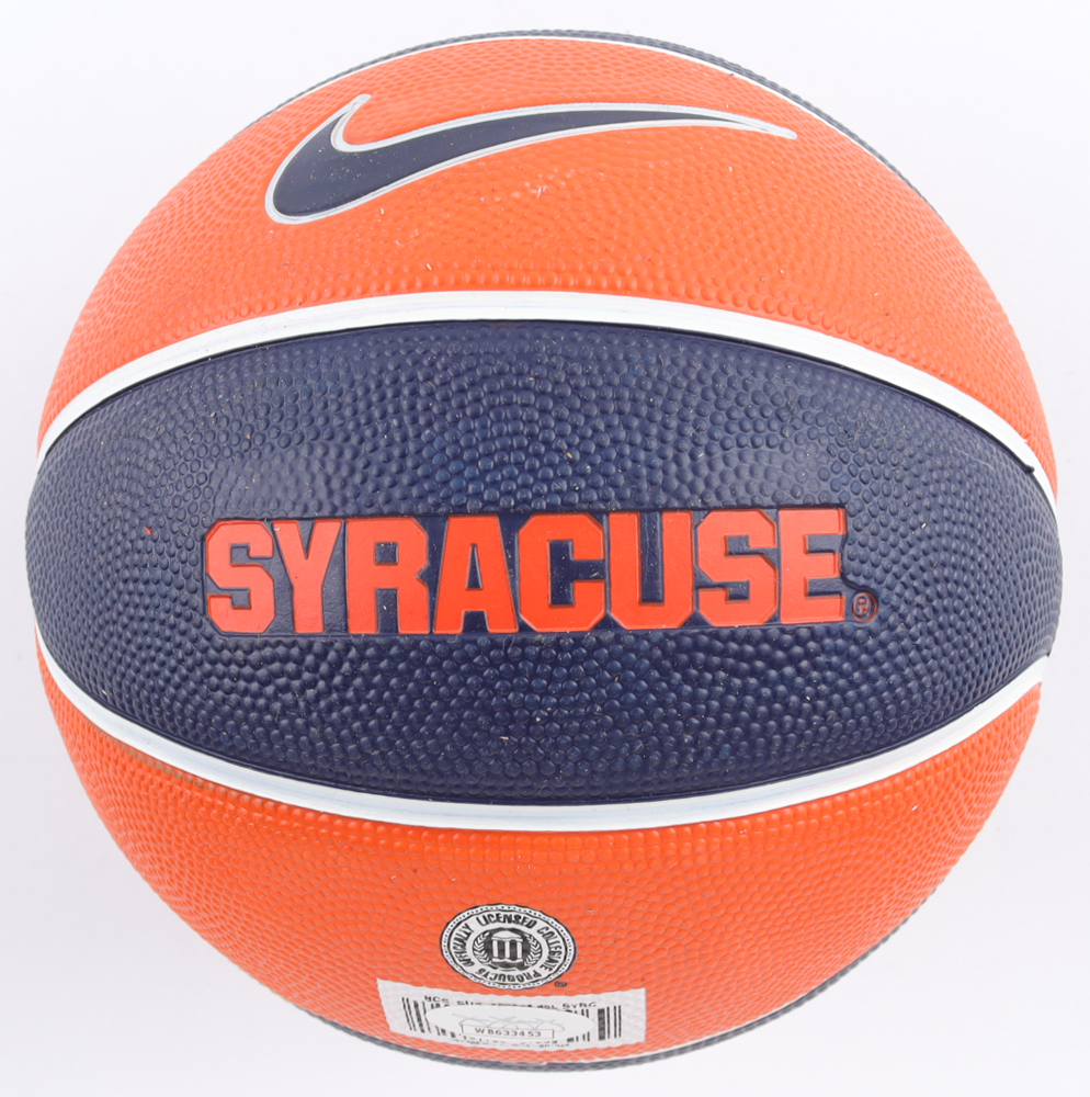 Donovan McNabb Signed Nike Syracuse Orange Mini Basketball (JSA) at PristineAuction.com Donovan McNabb Signed Nike Syracuse Orange Mini Basketball (JSA) at PristineAuction.com