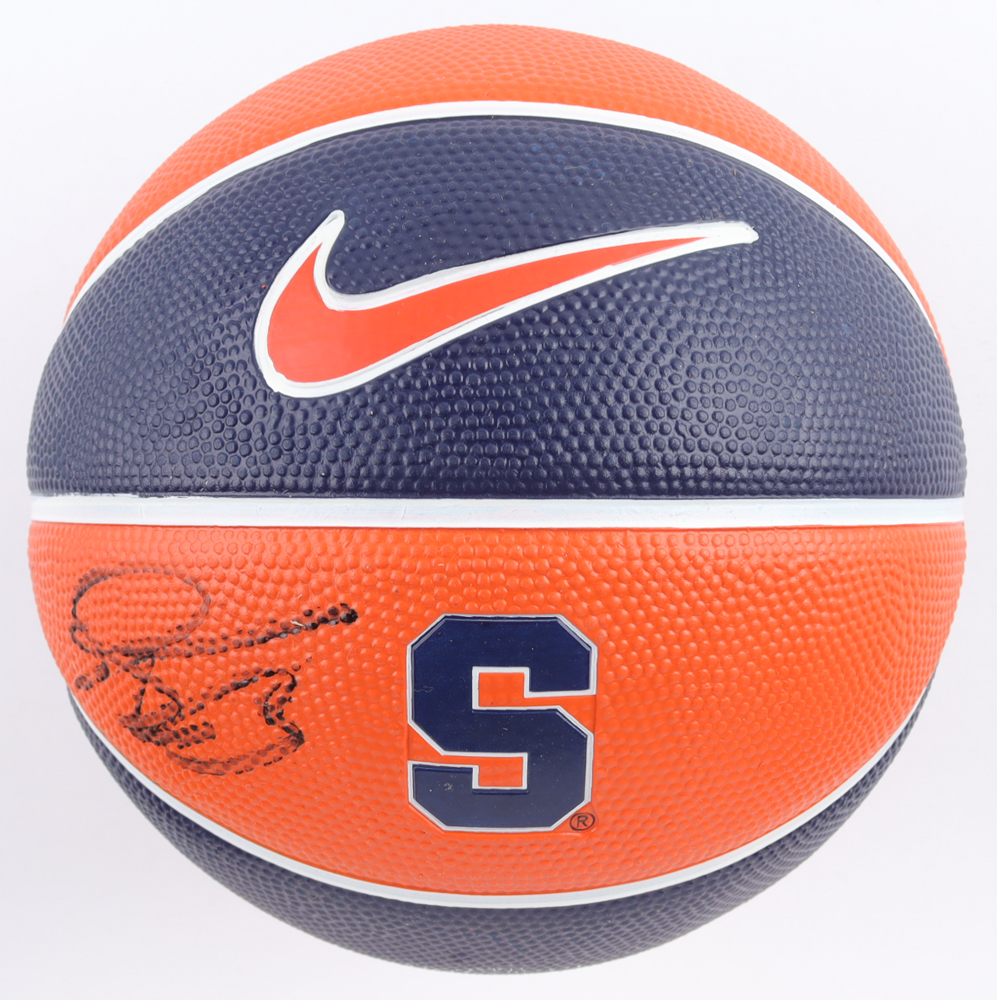 Donovan McNabb Signed Nike Syracuse Orange Mini Basketball (JSA) at PristineAuction.com Donovan McNabb Signed Nike Syracuse Orange Mini Basketball (JSA) at PristineAuction.com