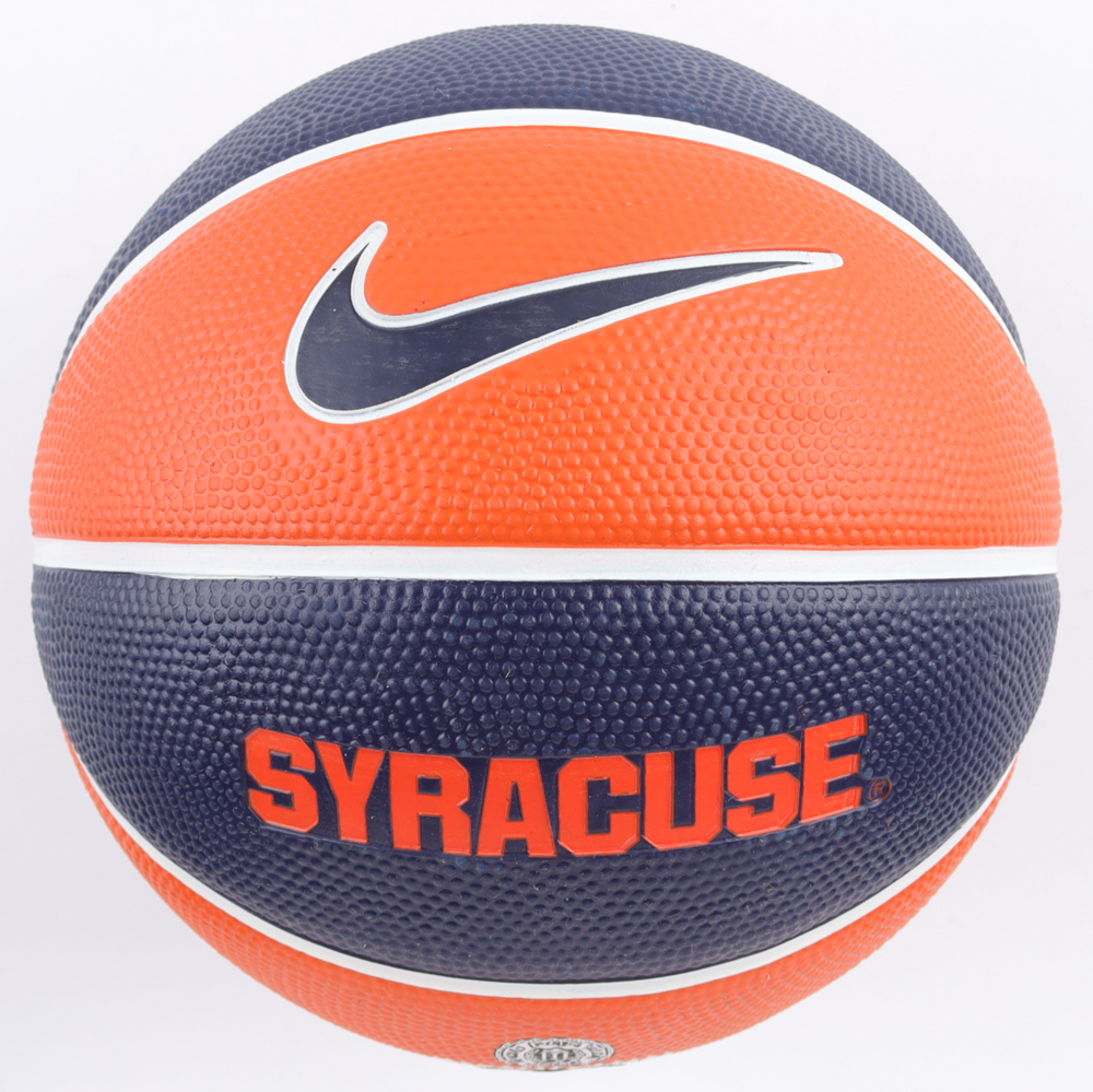 Donovan McNabb Signed Nike Syracuse Orange Mini Basketball (JSA) at PristineAuction.com Donovan McNabb Signed Nike Syracuse Orange Mini Basketball (JSA) at PristineAuction.com