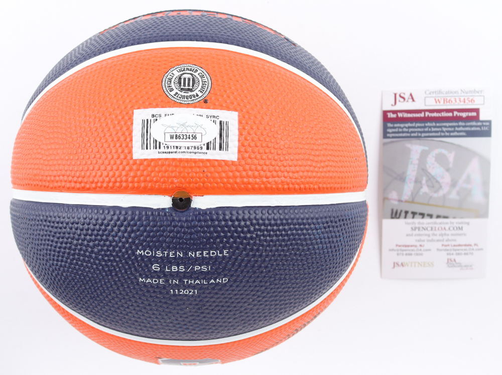 Donovan McNabb Signed Nike Syracuse Orange Mini Basketball (JSA) at PristineAuction.com Donovan McNabb Signed Nike Syracuse Orange Mini Basketball (JSA) at PristineAuction.com
