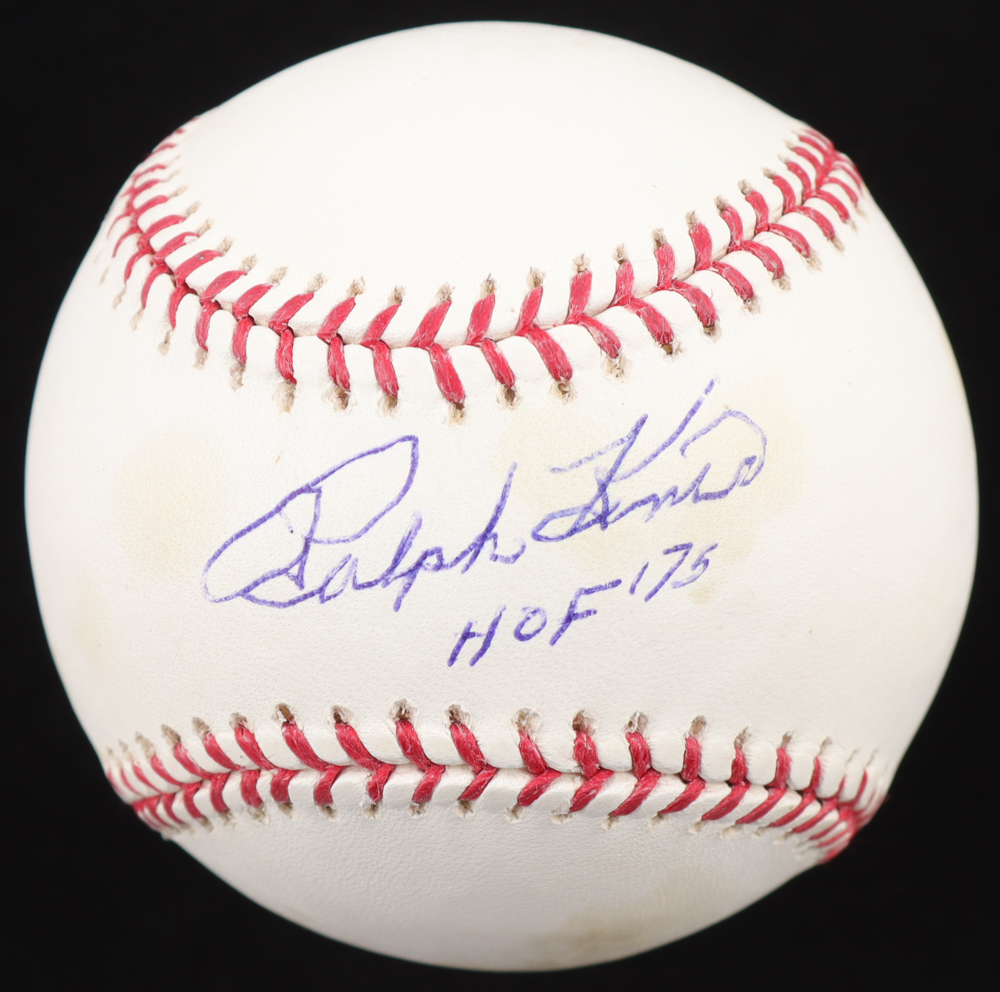 Ralph Kiner Signed OML Baseball Inscribed "HOF '75" (JSA) at PristineAuction.com Ralph Kiner Signed OML Baseball Inscribed "HOF '75" (JSA) at PristineAuction.com