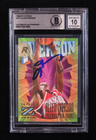 Allen Iverson Signed 1996-97 Z-Force #151 RC (BGS | Autograph Graded BGS 10) at PristineAuction.com