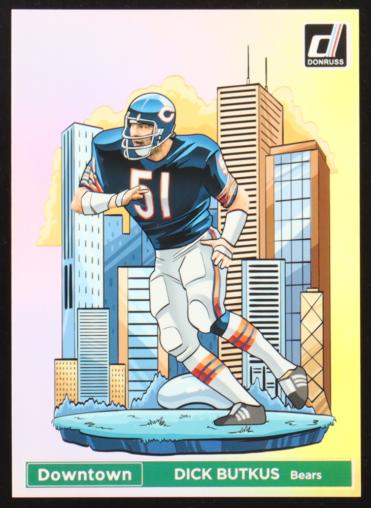 Dick Butkus 2024 Panini Donruss Football Oversized Downtown Jumbo #9 at PristineAuction.com Dick Butkus 2024 Panini Donruss Football Oversized Downtown Jumbo #9 at PristineAuction.com