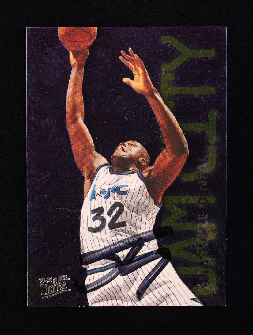 Shaquille O'Neal Signed 1995-96 Fleer Ultra Jam City #9 (PIA) at PristineAuction.com Shaquille O'Neal Signed 1995-96 Fleer Ultra Jam City #9 (PIA) at PristineAuction.com
