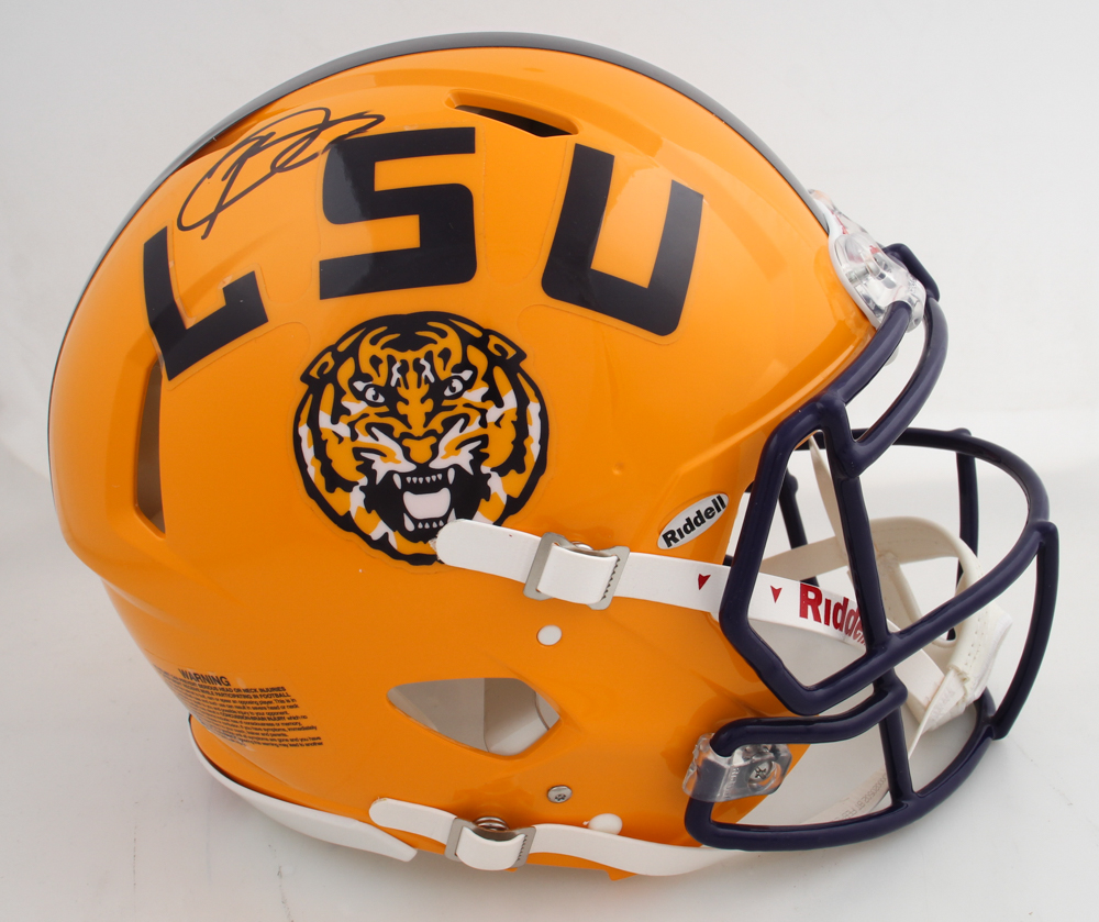 Odell Beckham Jr. Signed LSU Tigers Full-Size Authentic On-Field Speed Helmet (Beckett) at PristineAuction.com Odell Beckham Jr. Signed LSU Tigers Full-Size Authentic On-Field Speed Helmet (Beckett) at PristineAuction.com