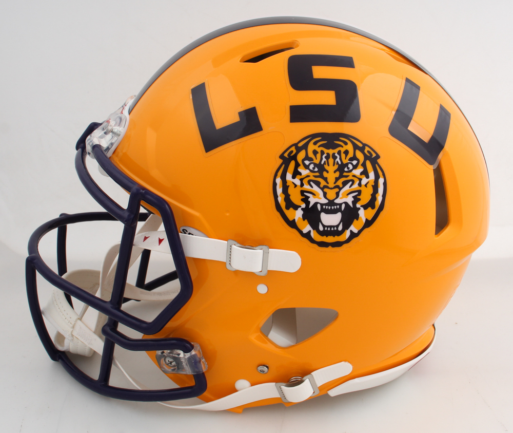 Odell Beckham Jr. Signed LSU Tigers Full-Size Authentic On-Field Speed Helmet (Beckett) at PristineAuction.com Odell Beckham Jr. Signed LSU Tigers Full-Size Authentic On-Field Speed Helmet (Beckett) at PristineAuction.com