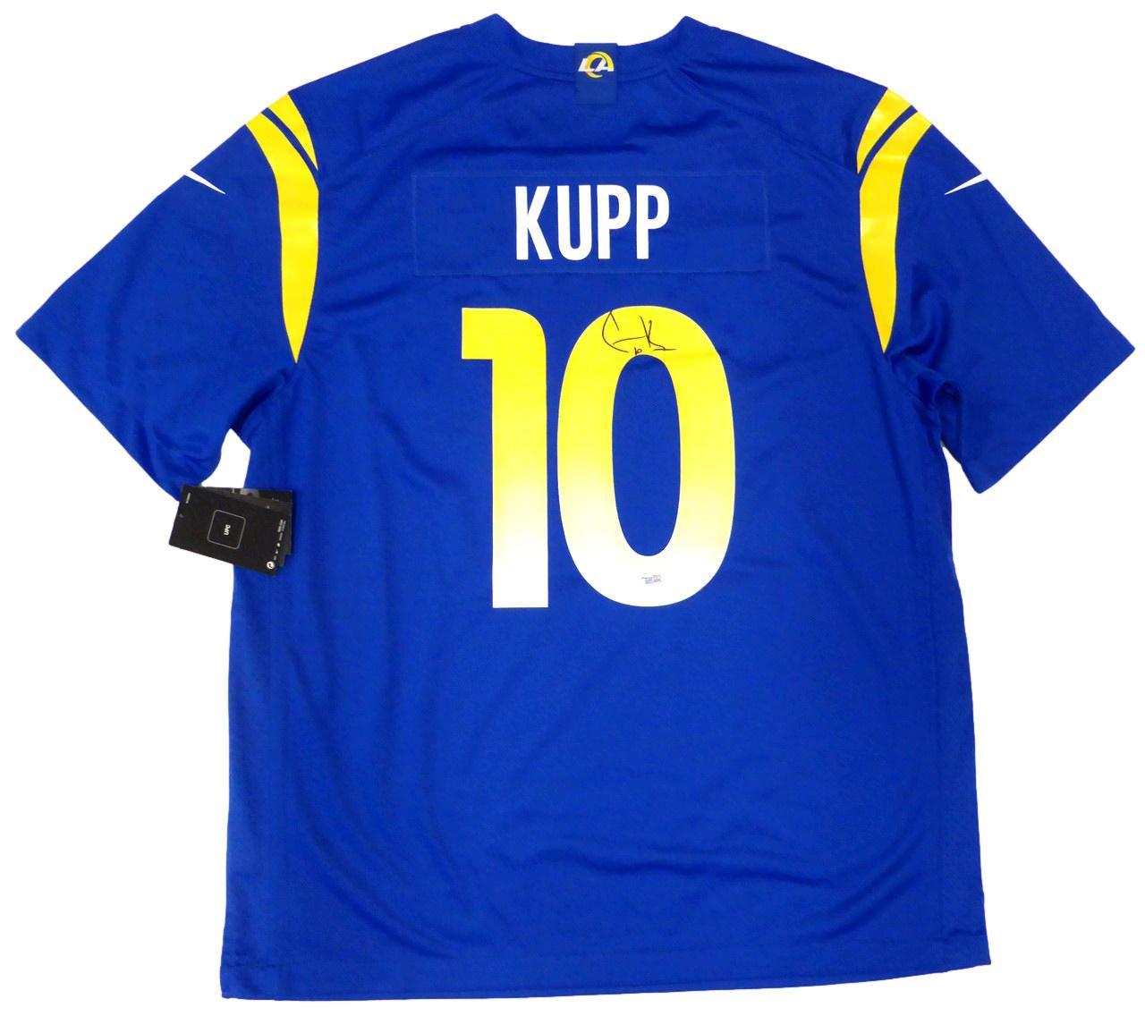 Cooper Kupp Signed Rams Nike Jersey (Fanatics) at PristineAuction.com Cooper Kupp Signed Rams Nike Jersey (Fanatics) at PristineAuction.com
