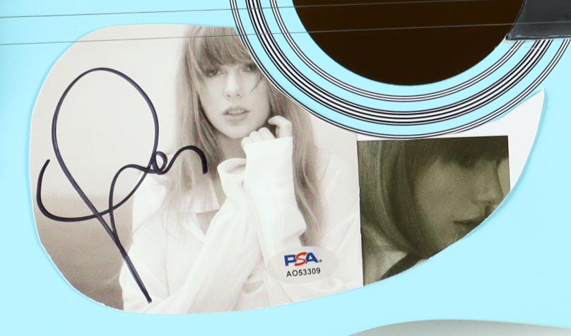 Taylor Swift Signed 38" Acoustic Guitar (PSA) at PristineAuction.com Taylor Swift Signed 38" Acoustic Guitar (PSA) at PristineAuction.com