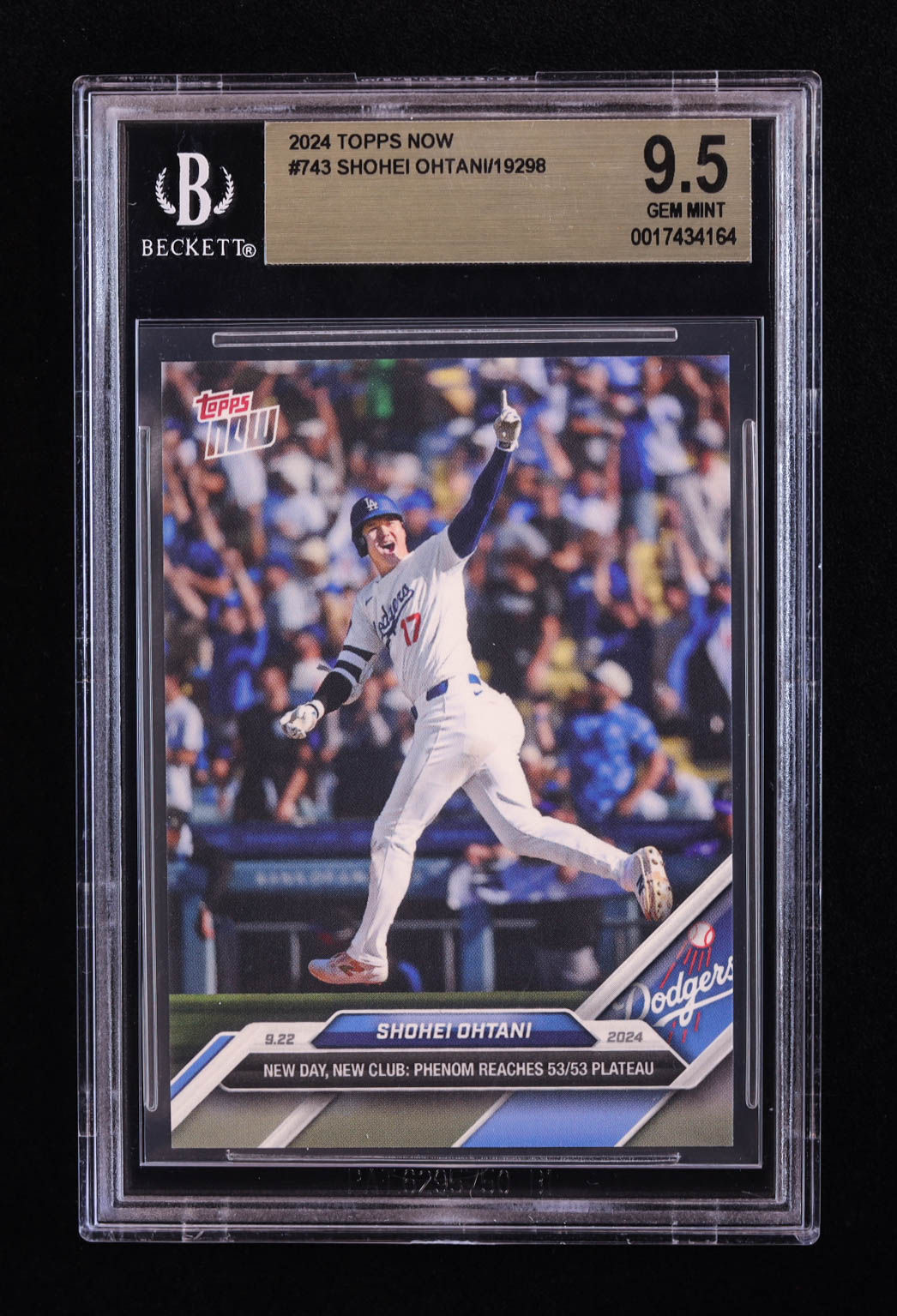 Shohei Ohtani 2024 Topps Now #743 (BGS 9.5) at PristineAuction.com Shohei Ohtani 2024 Topps Now #743 (BGS 9.5) at PristineAuction.com