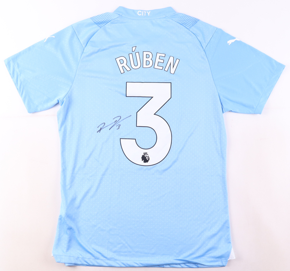 Ruben Dias Signed Manchester City Jersey (PIA) at PristineAuction.com Ruben Dias Signed Manchester City Jersey (PIA) at PristineAuction.com
