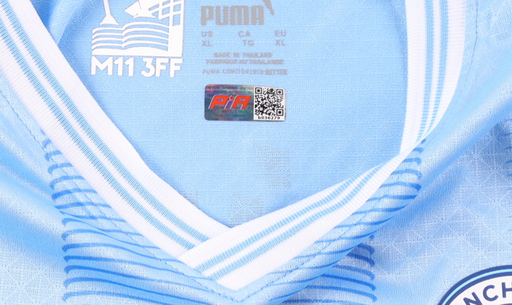 Ruben Dias Signed Manchester City Jersey (PIA) at PristineAuction.com Ruben Dias Signed Manchester City Jersey (PIA) at PristineAuction.com