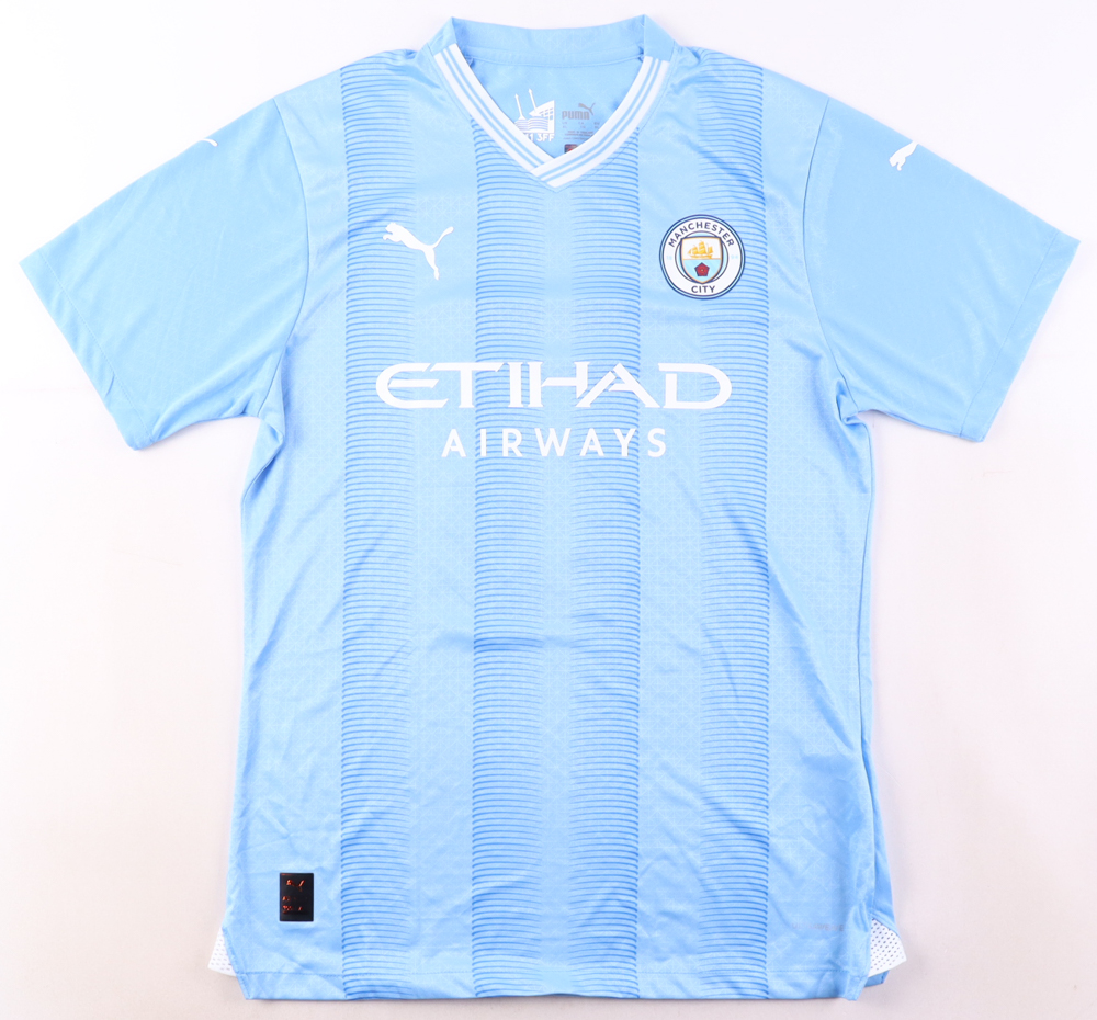 Ruben Dias Signed Manchester City Jersey (PIA) at PristineAuction.com Ruben Dias Signed Manchester City Jersey (PIA) at PristineAuction.com