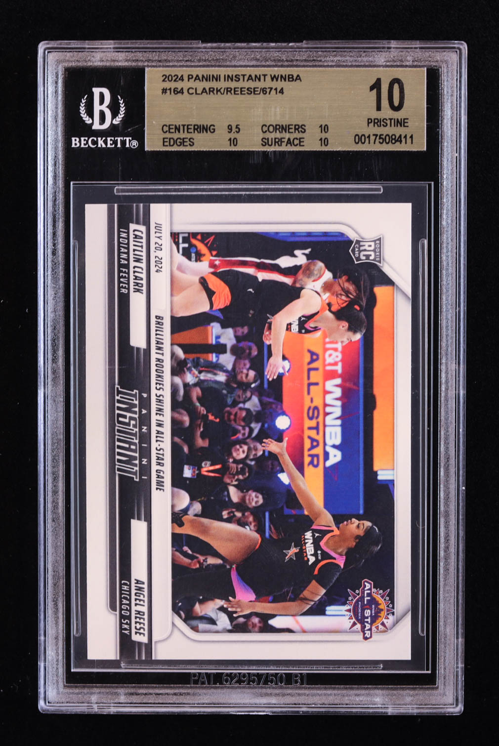 CARTA 2024 PANINI Instant CAITLIN CLARK & ANGEL REESE AllStar - Foto 3