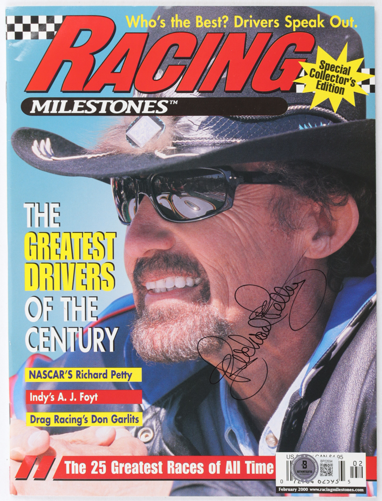 Richard Petty Signed 2000 Racing Magazine (Beckett) at PristineAuction.com Richard Petty Signed 2000 Racing Magazine (Beckett) at PristineAuction.com