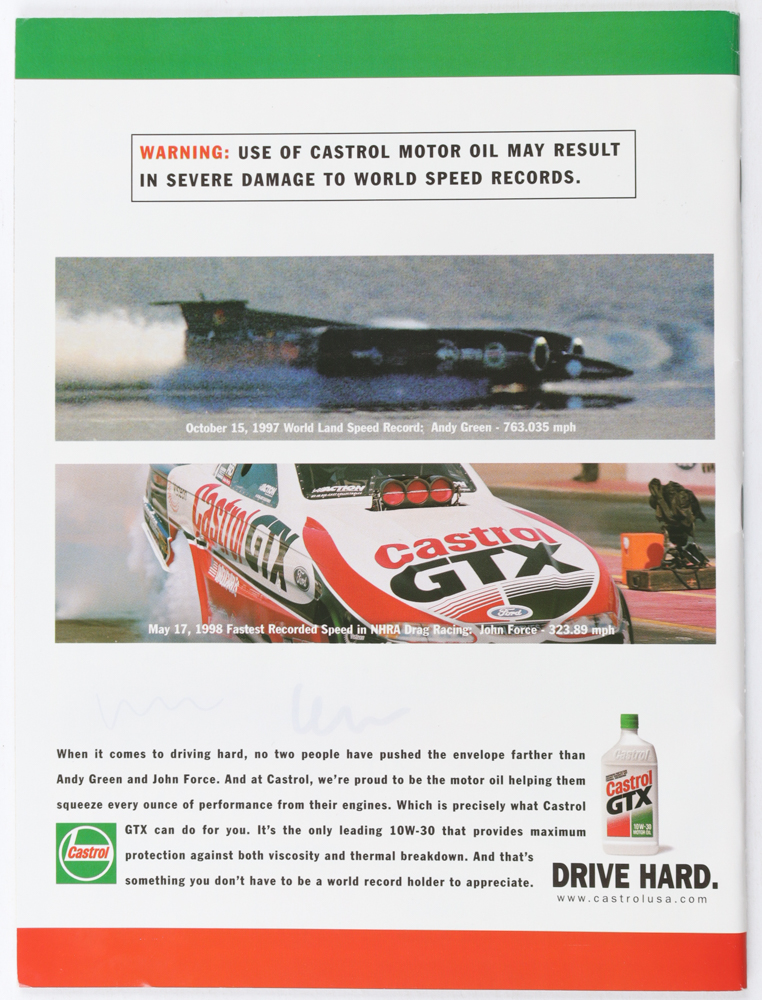 Richard Petty Signed 2000 Racing Magazine (Beckett) at PristineAuction.com Richard Petty Signed 2000 Racing Magazine (Beckett) at PristineAuction.com