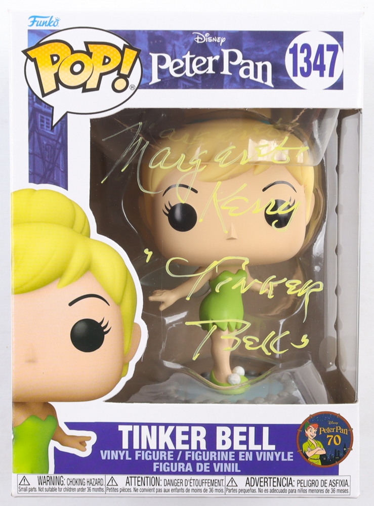 Margaret Kerry Signed "Peter Pan" #1347 Tinker Bell Funko Pop! Vinyl Figure Inscribed "Tinker Bell" (JSA) at PristineAuction.com Margaret Kerry Signed "Peter Pan" #1347 Tinker Bell Funko Pop! Vinyl Figure Inscribed "Tinker Bell" (JSA) at PristineAuction.com