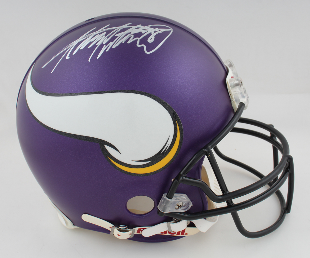 Adrian Peterson Signed Vikings Full-Size Authentic Helmet (JSA) at PristineAuction.com Adrian Peterson Signed Vikings Full-Size Authentic Helmet (JSA) at PristineAuction.com