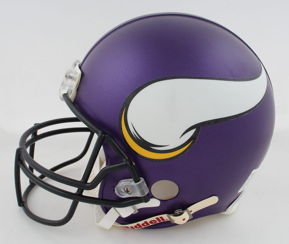 Adrian Peterson Signed Vikings Full-Size Authentic Helmet (JSA) at PristineAuction.com Adrian Peterson Signed Vikings Full-Size Authentic Helmet (JSA) at PristineAuction.com