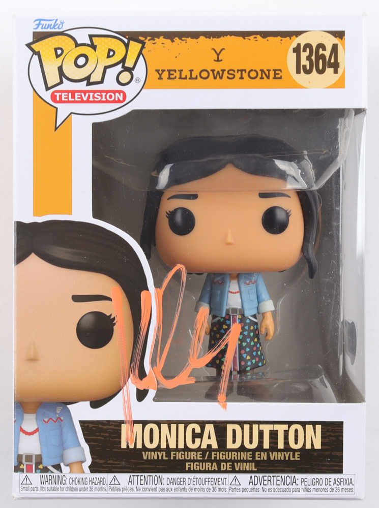 Kelsey Asbille Signed "Yellowstone" #1364 Monica Dutton Funko Pop! Vinyl Figure (Beckett) at PristineAuction.com Kelsey Asbille Signed "Yellowstone" #1364 Monica Dutton Funko Pop! Vinyl Figure (Beckett) at PristineAuction.com