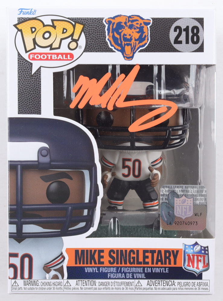 Mike Singletary Signed Bears #218 Mike Singletary Funko Pop! Vinyl Figure (Beckett) at PristineAuction.com Mike Singletary Signed Bears #218 Mike Singletary Funko Pop! Vinyl Figure (Beckett) at PristineAuction.com