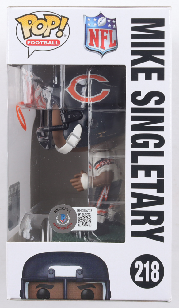Mike Singletary Signed Bears #218 Mike Singletary Funko Pop! Vinyl Figure (Beckett) at PristineAuction.com Mike Singletary Signed Bears #218 Mike Singletary Funko Pop! Vinyl Figure (Beckett) at PristineAuction.com